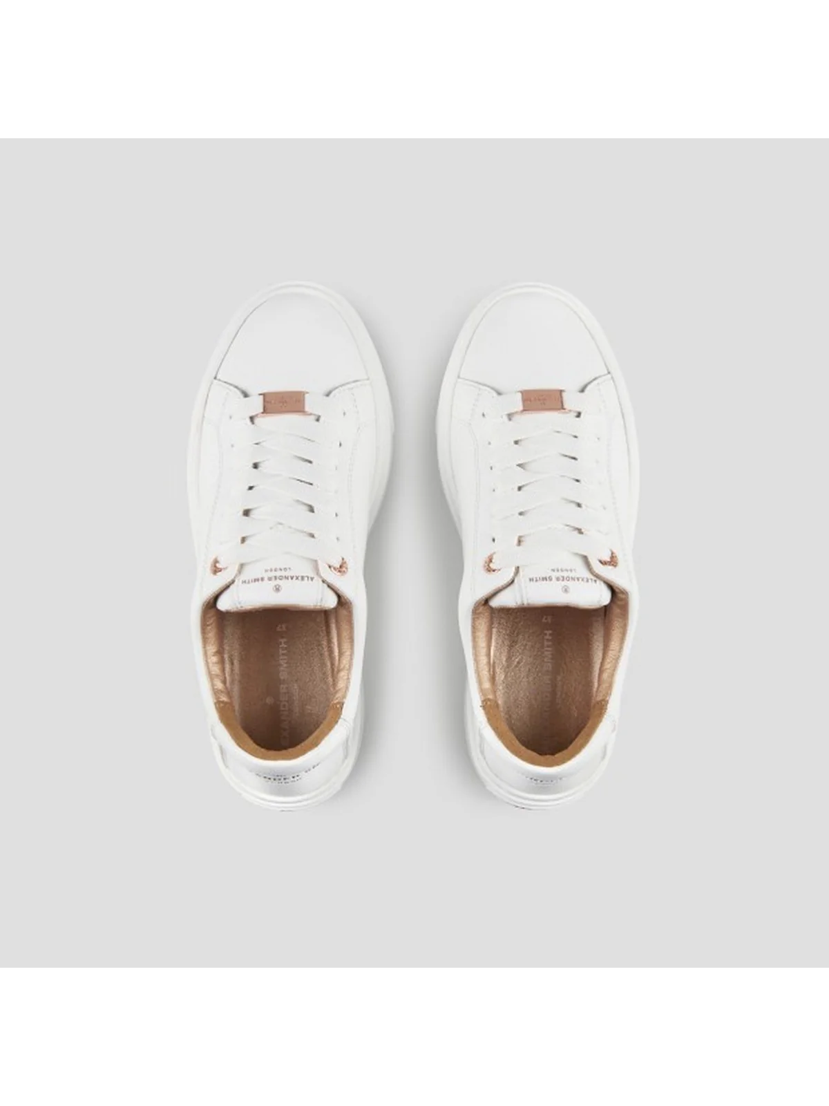 ALEXANDER SMITH Sneaker Donna LONDON HIGH WOMAN ALBBLHW 8401 TWT Bianco - Image 3