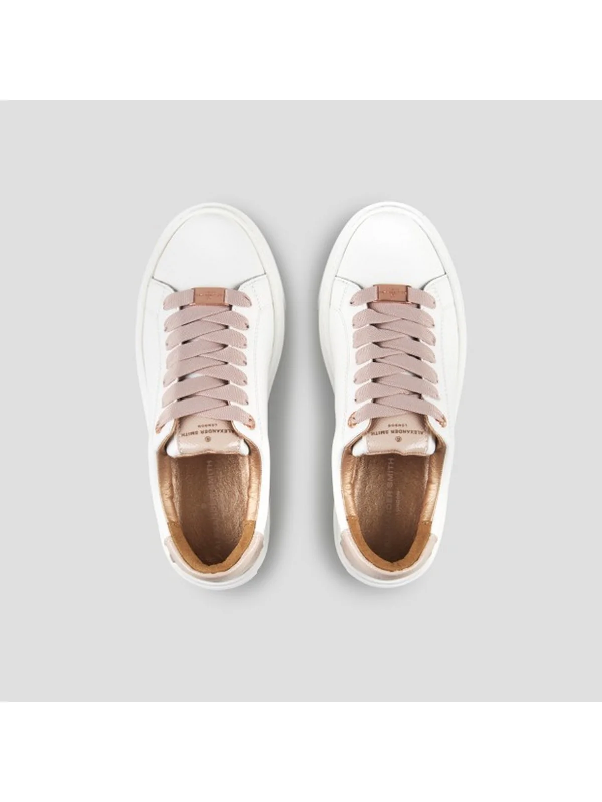 ALEXANDER SMITH Sneaker Donna LONDON HIGH WOMAN ALBBLHW 8403 WPZ Bianco - Image 3