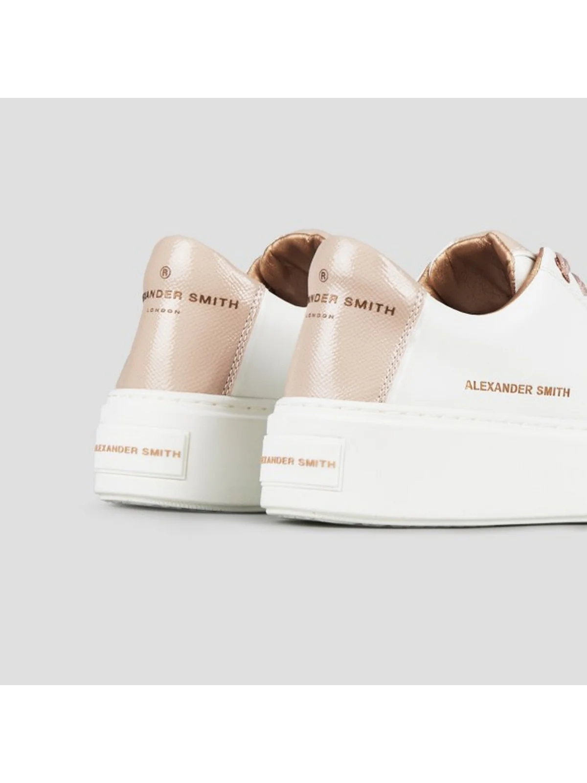 ALEXANDER SMITH Sneaker Donna LONDON HIGH WOMAN ALBBLHW 8403 WPZ Bianco - Image 4