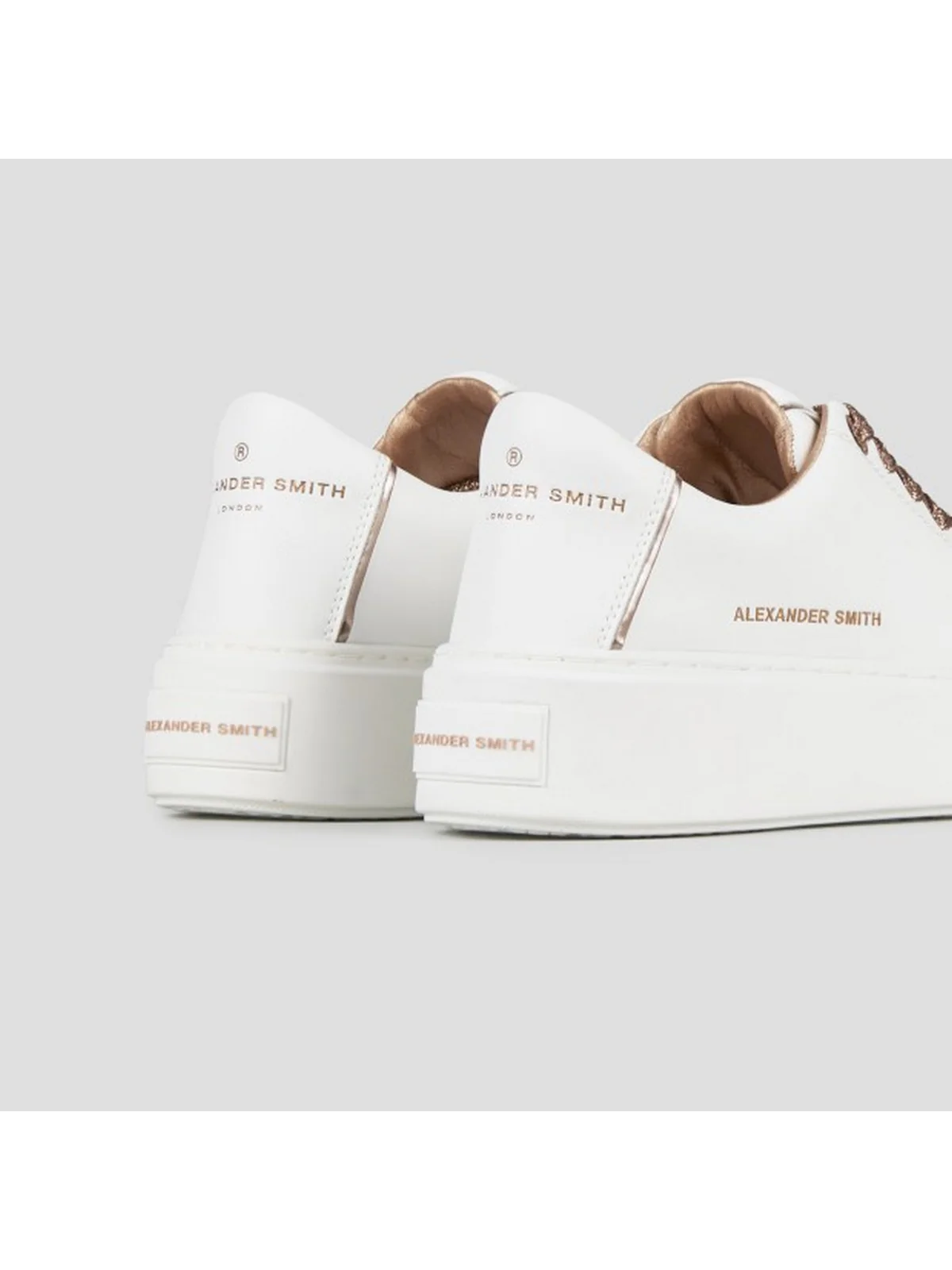 ALEXANDER SMITH Sneaker Donna LONDON HIGH WOMAN ALBBLHW 8405 WCP Bianco - Image 3