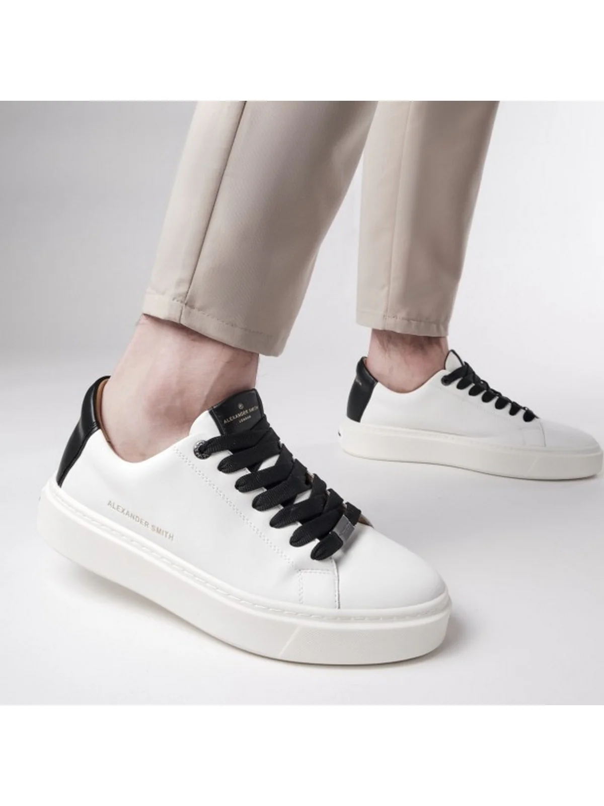 ALEXANDER SMITH Sneaker Uomo London ALAY N1U 10WBK Bianco - Image 4