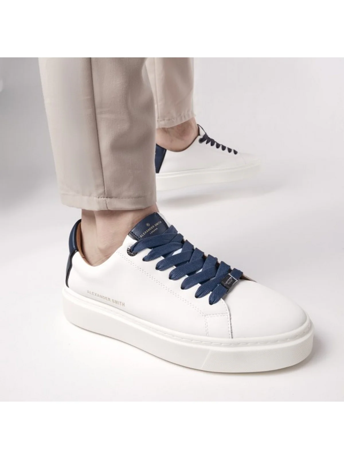 ALEXANDER SMITH Sneaker Uomo London ALAY N1U 10WBL Bianco - Image 5