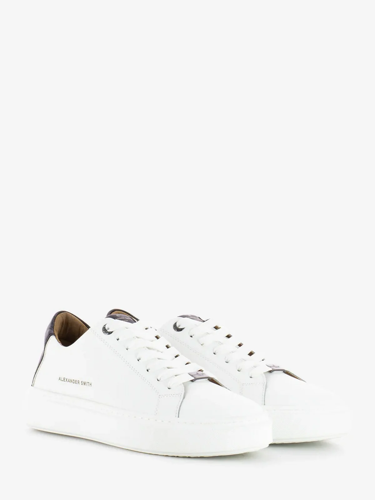 ALEXANDER SMITH Sneaker Uomo LONDON MAN ALBALDM 9010 WBK Bianco - Image 3