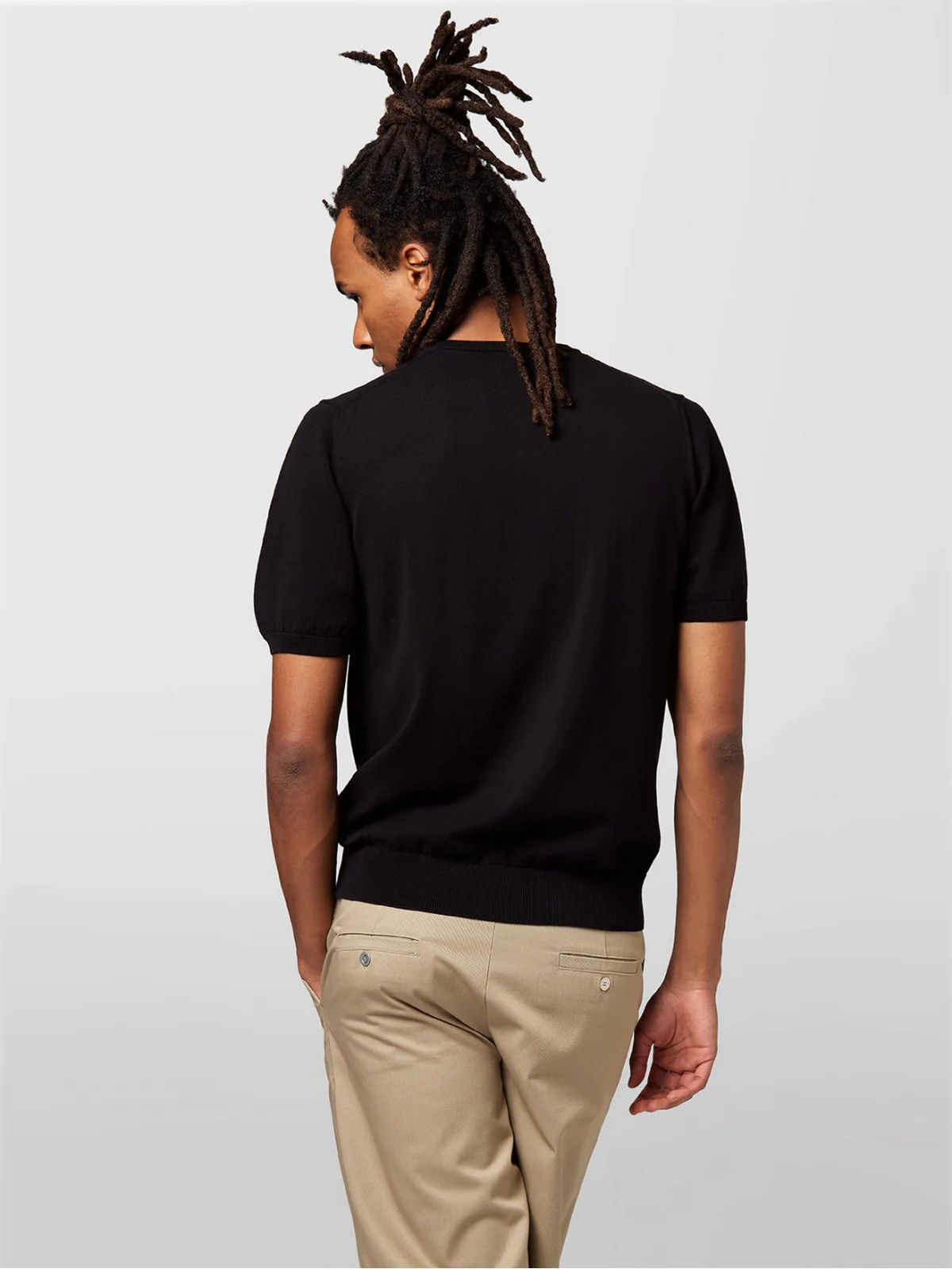ALPHA STUDIO T-shirt Uomo  AU-5040C 1002 Nero - Image 3