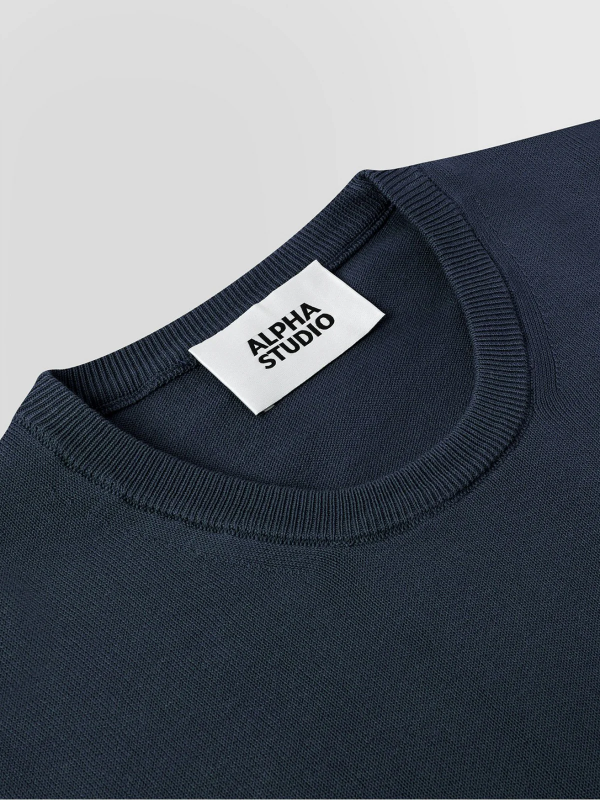 ALPHA STUDIO T-shirt Uomo  AU-5042C 1001 BLU NOTTE - Image 3