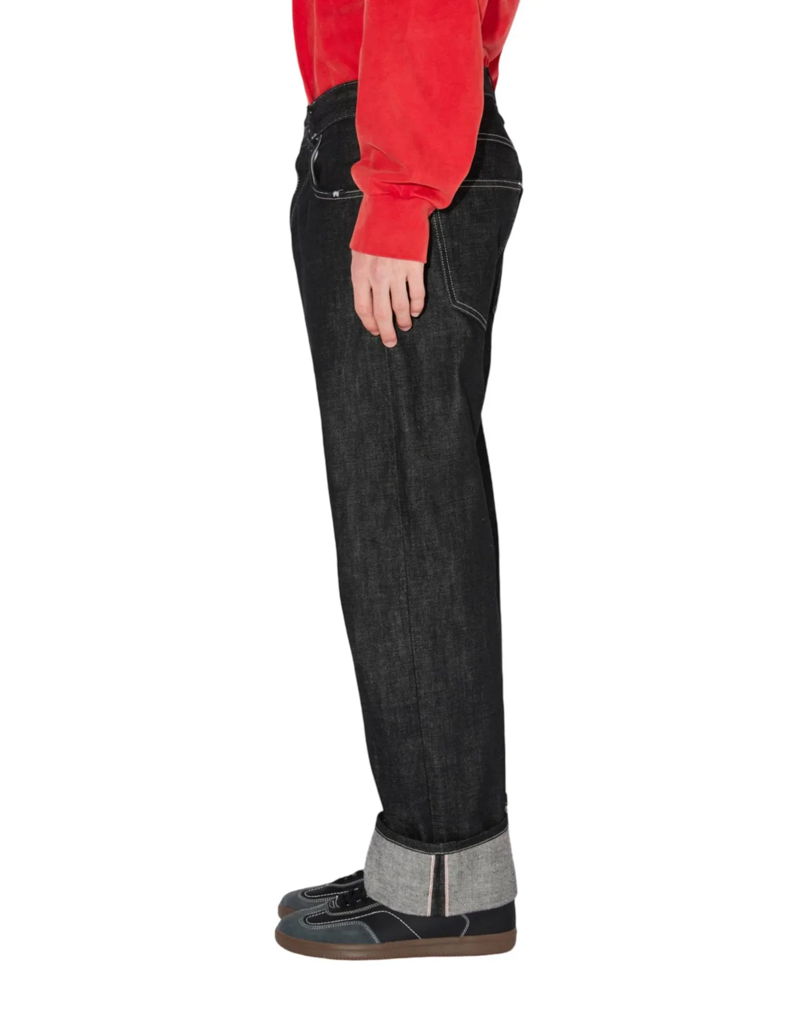 AMISH Jeans Uomo James AMU010CK590000 C0998 Nero - Image 4