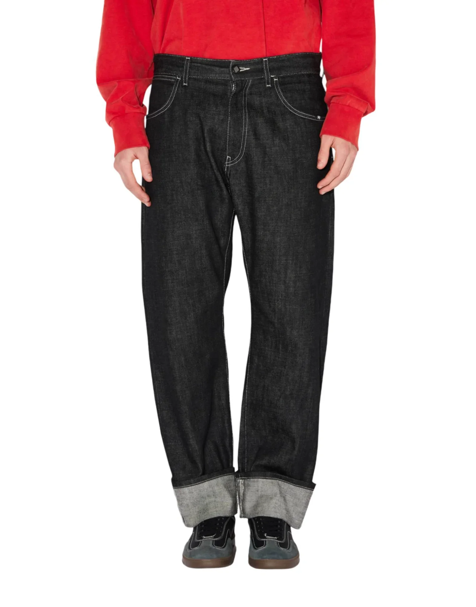 AMISH Jeans Uomo James AMU010CK590000 C0998 Nero - Image 6