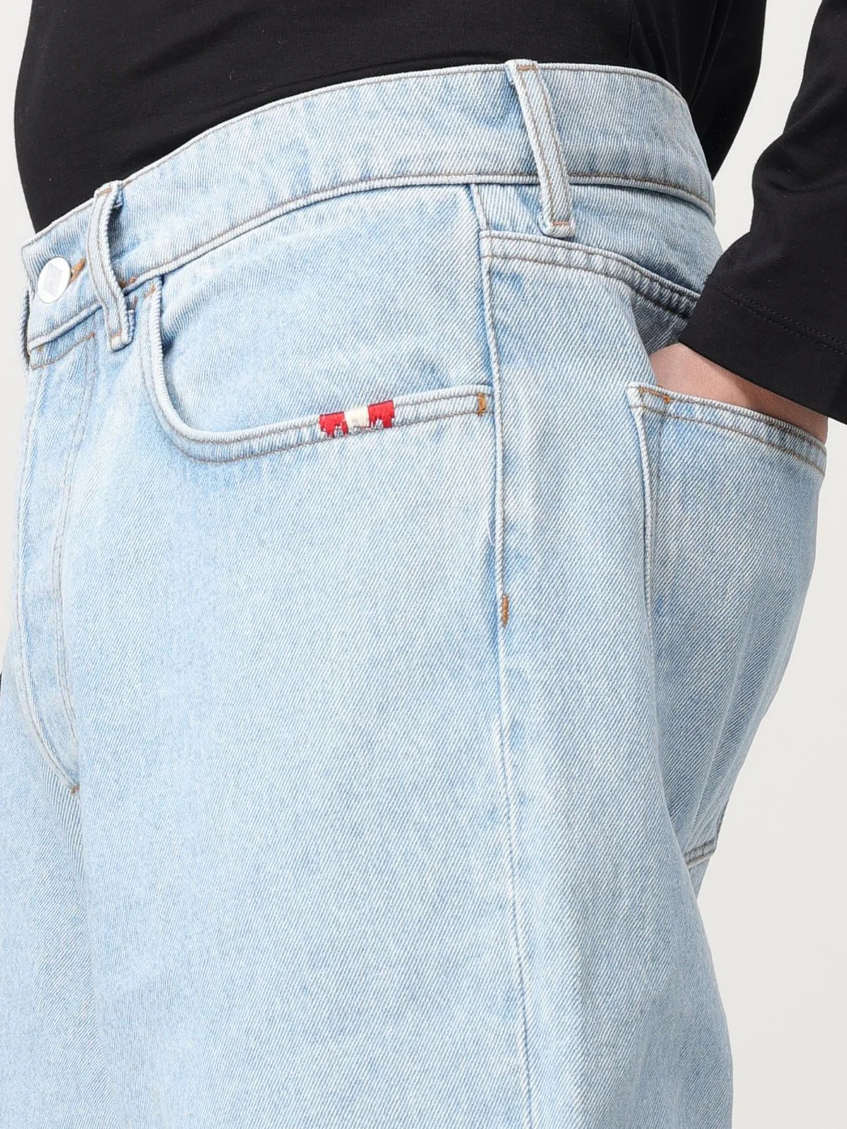 AMISH Jeans Uomo Jeremiah AMU001D4351767 C0999 Blu - Image 3