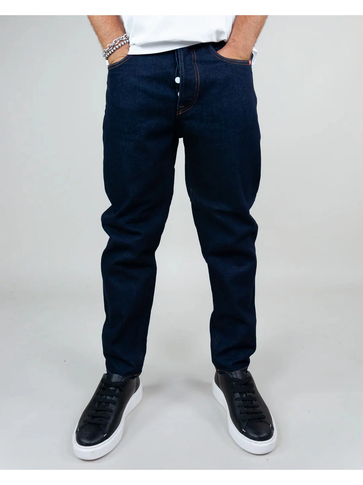 AMISH Jeans Uomo Jeremiah AMU001D5700021 C0999 Blu - Image 5