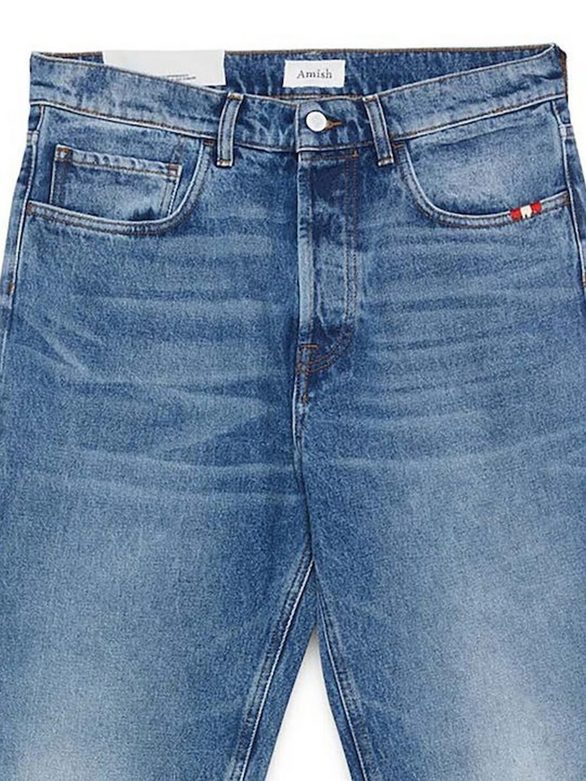 AMISH Jeans Uomo Jeremiah straight AMU042D4352159 C0999 Blu - Image 2
