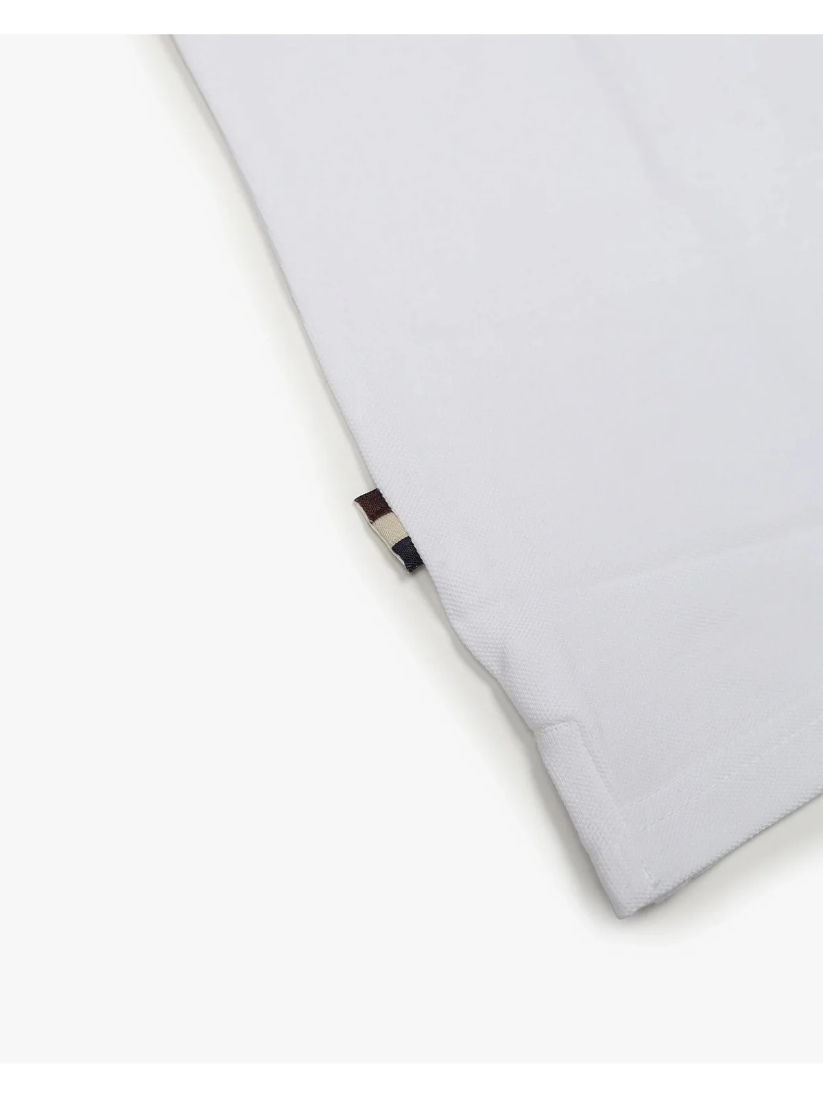 AQUASCUTUM Polo Uomo ACTIVE CHECK PATCH POLO AA-B004-PO001 BIANCO OPTICAL WHITE - Image 3