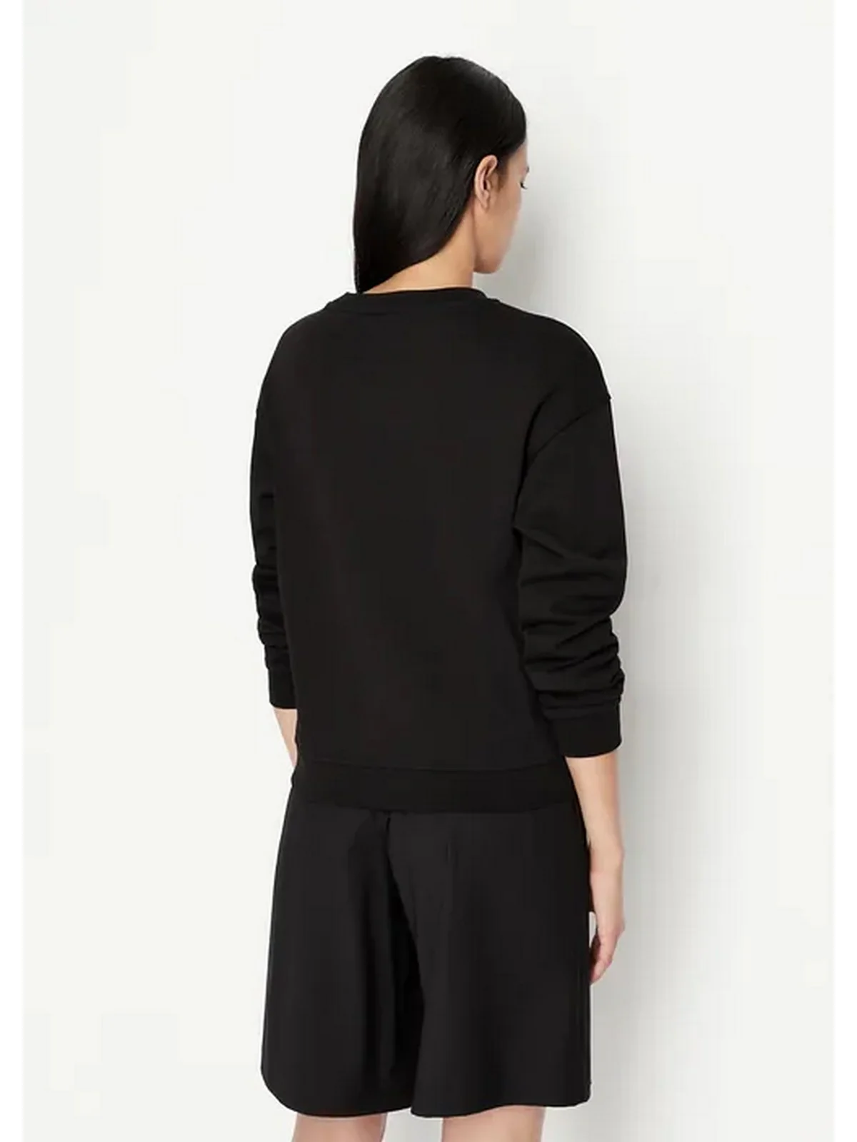 ARMANI EXCHANGE Felpa Donna  8NYM01 YJ68Z 8268 Nero - Image 3