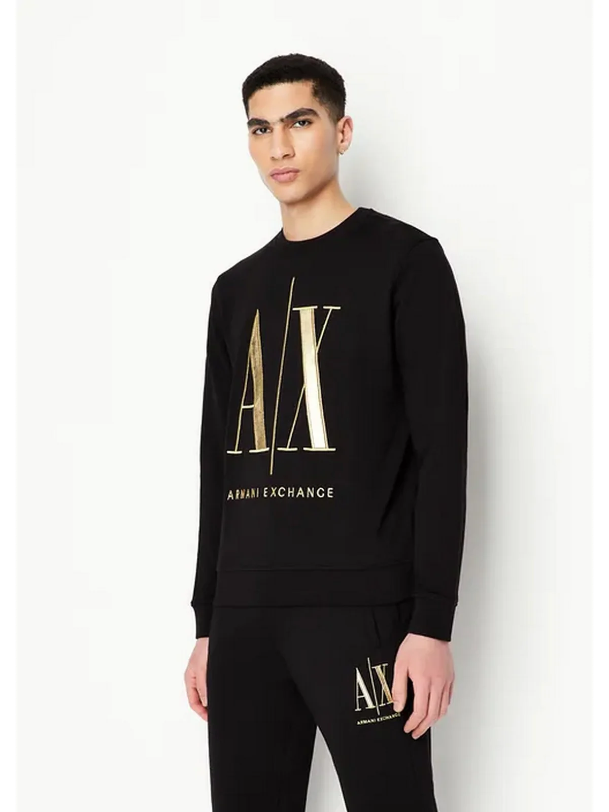 ARMANI EXCHANGE Felpa Uomo  8NZMPQ ZJ1ZZ 1200 Nero - Image 2