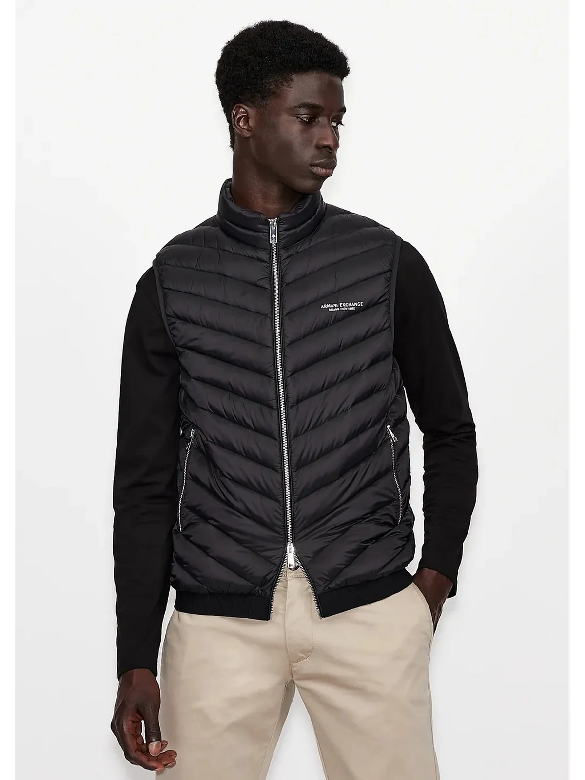 ARMANI EXCHANGE Gilet Uomo  8NZQ52 ZNW3Z 0217 Nero - Image 2