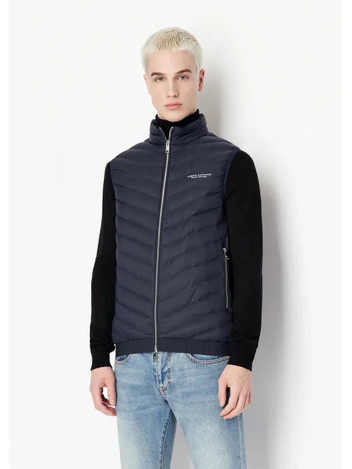 ARMANI EXCHANGE Gilet Uomo  8NZQ52 ZNW3Z 5578 Blu - Image 2