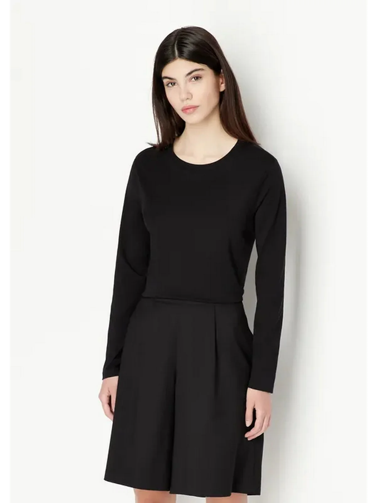 ARMANI EXCHANGE T-Shirt e Polo Donna  8NYT95 YJ16Z 1200 Nero - Image 2
