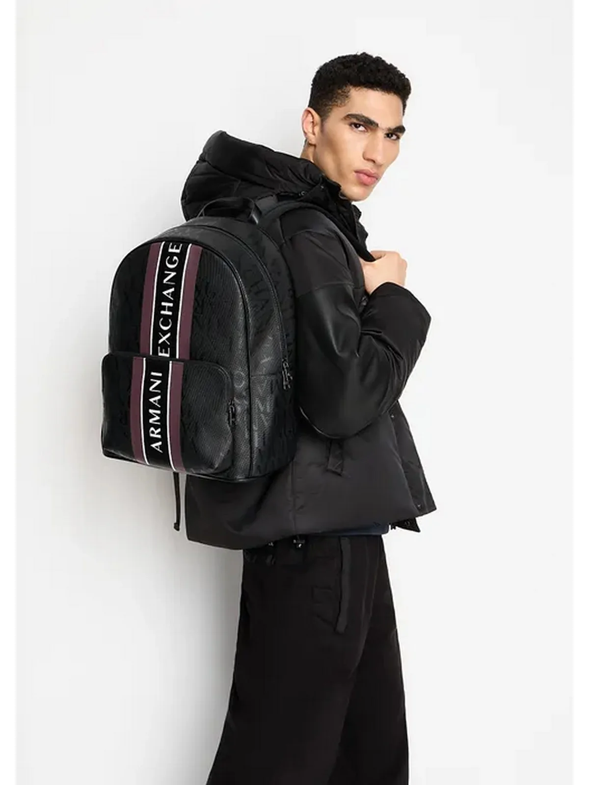 ARMANI EXCHANGE Zaino Uomo  952394 CC831 32121 Nero - Image 4