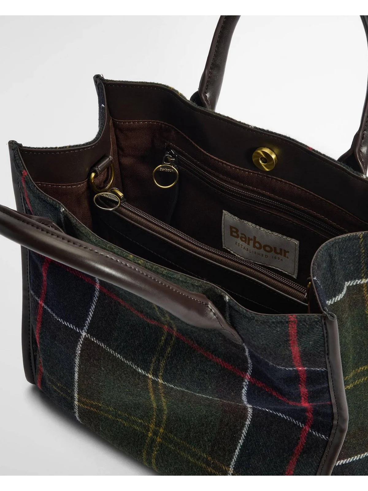 BARBOUR Borsa Donna BARRHILL TARTAN LBA0423 OL91 CLASSIC TARTAN - Image 5