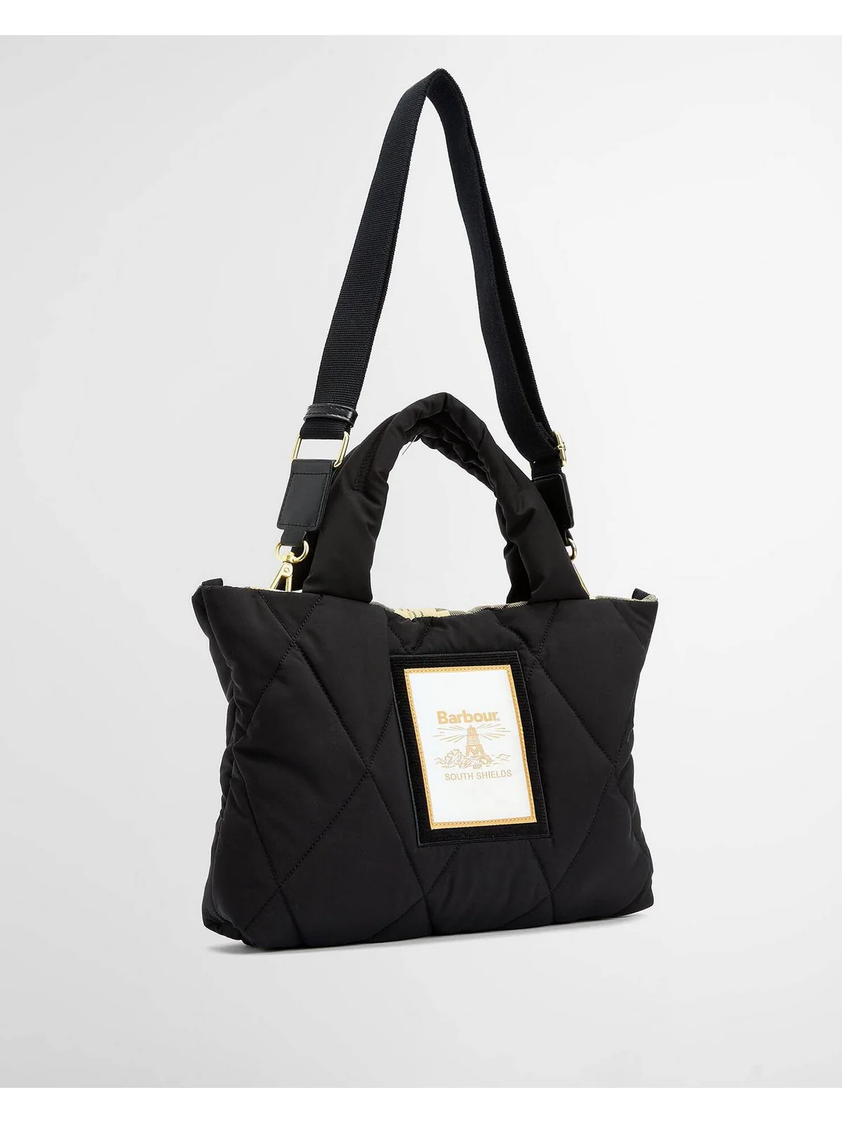 BARBOUR Borsa Donna MARIAH MINI QUILTED LBA0435 BK31 BLACK/ANCIENT - Image 2