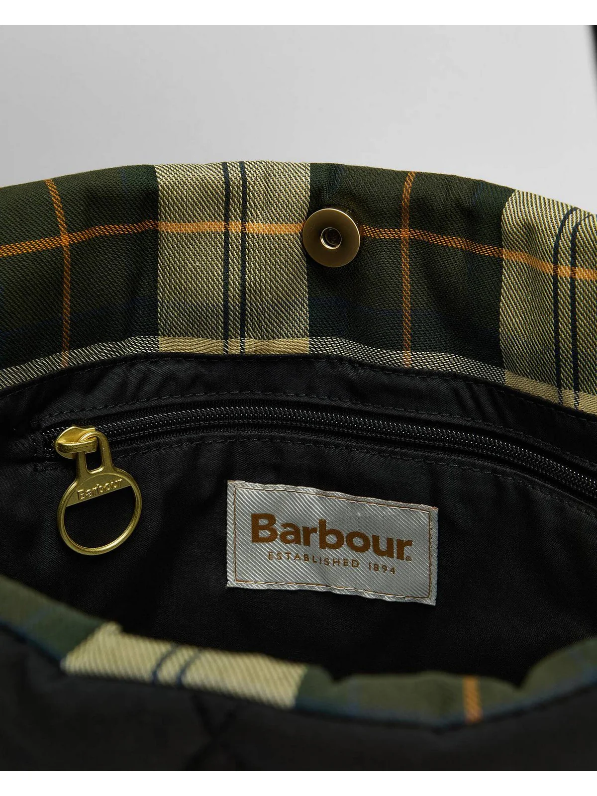 BARBOUR Borsa Donna MARIAH QUILTED LBA0434 BK31 BLACK/ANCIENT - Image 4