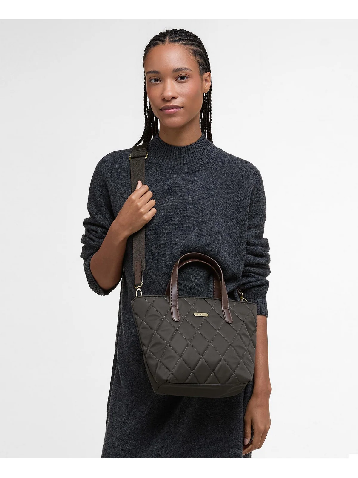 BARBOUR Borsa Donna MINI QUILTED LBA0431 OL75 OLIVE - Image 2