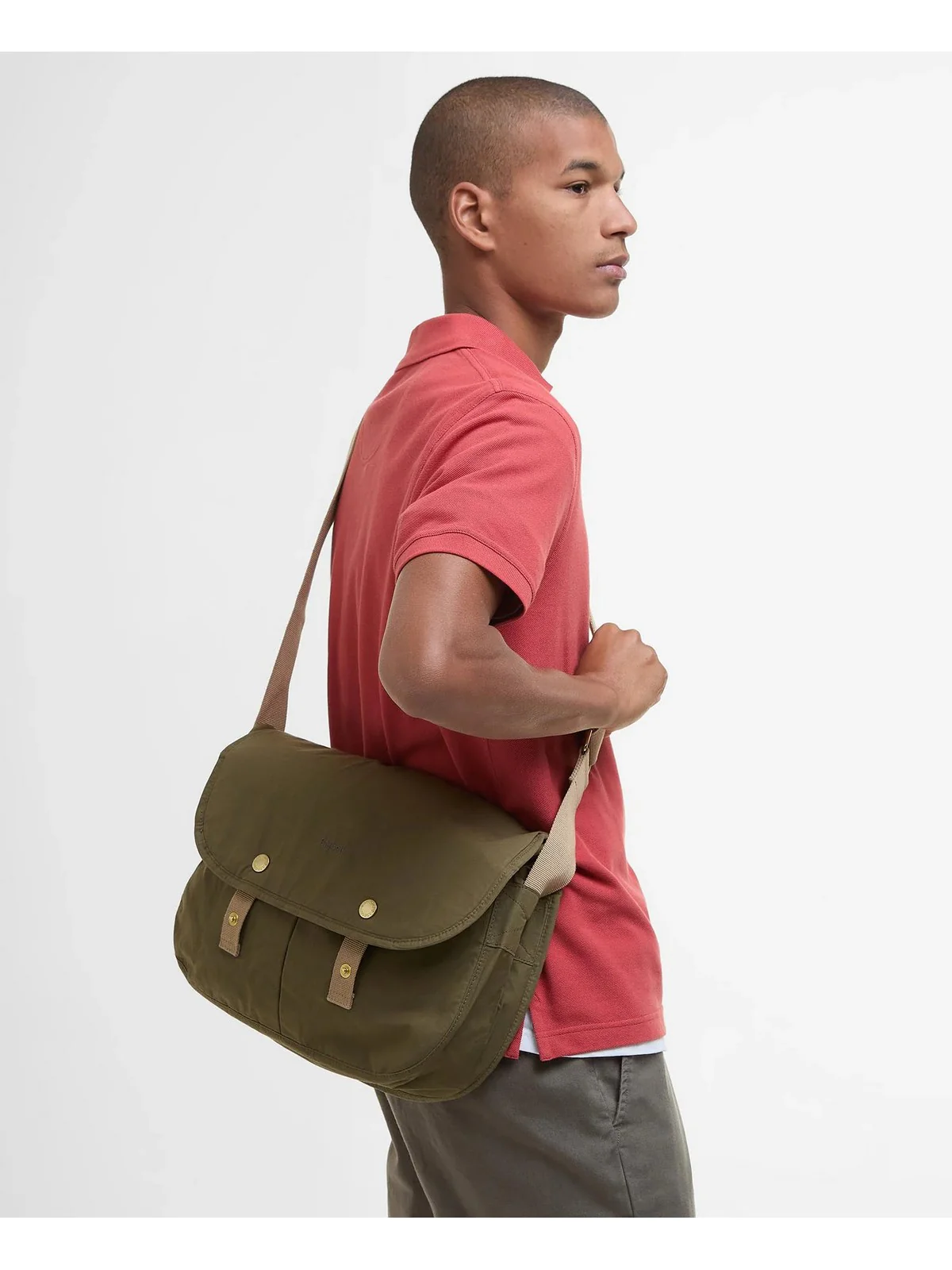 BARBOUR Borsa Uomo TRANSPORT RIEVER UBA0745 GN31 DUSKY GREEN - Image 2