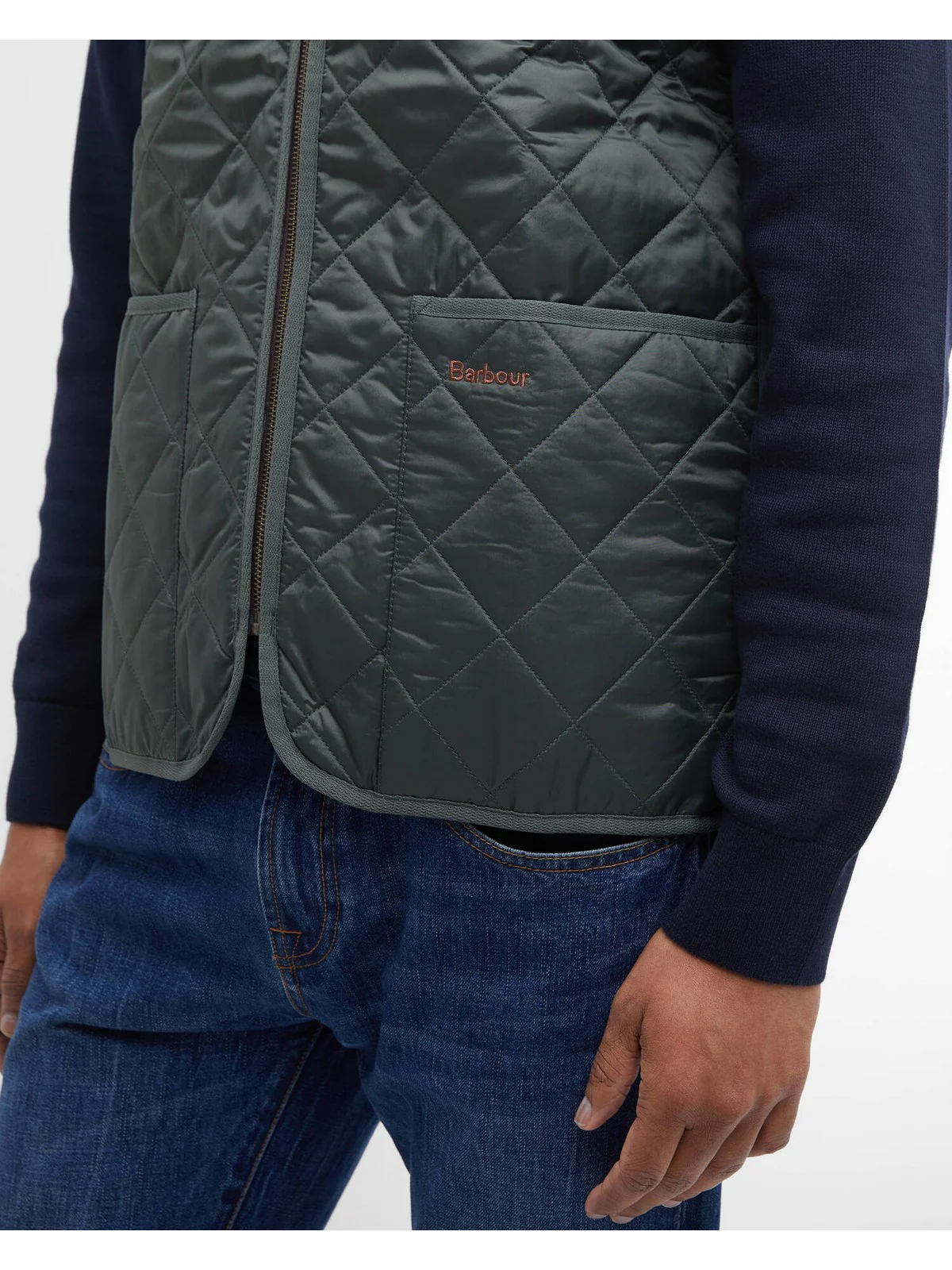 BARBOUR Gilet Uomo QUILTED WAISTCOAT MLI0001 GN92 OLIVE/CLASSIC - Image 2