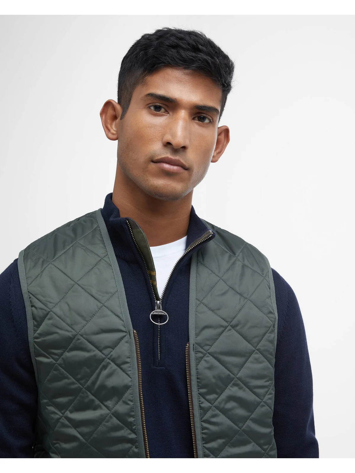 BARBOUR Gilet Uomo QUILTED WAISTCOAT MLI0001 GN92 OLIVE/CLASSIC - Image 3