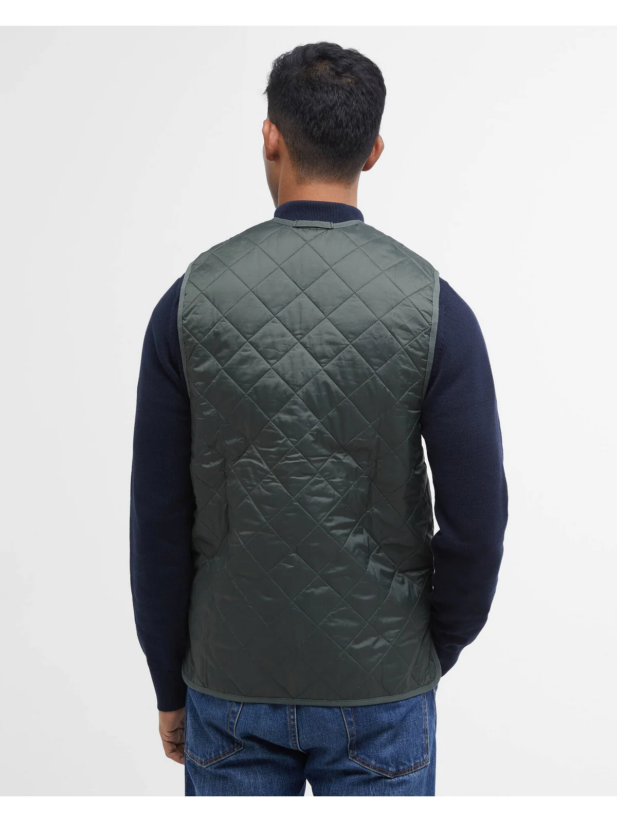 BARBOUR Gilet Uomo QUILTED WAISTCOAT MLI0001 GN92 OLIVE/CLASSIC - Image 4