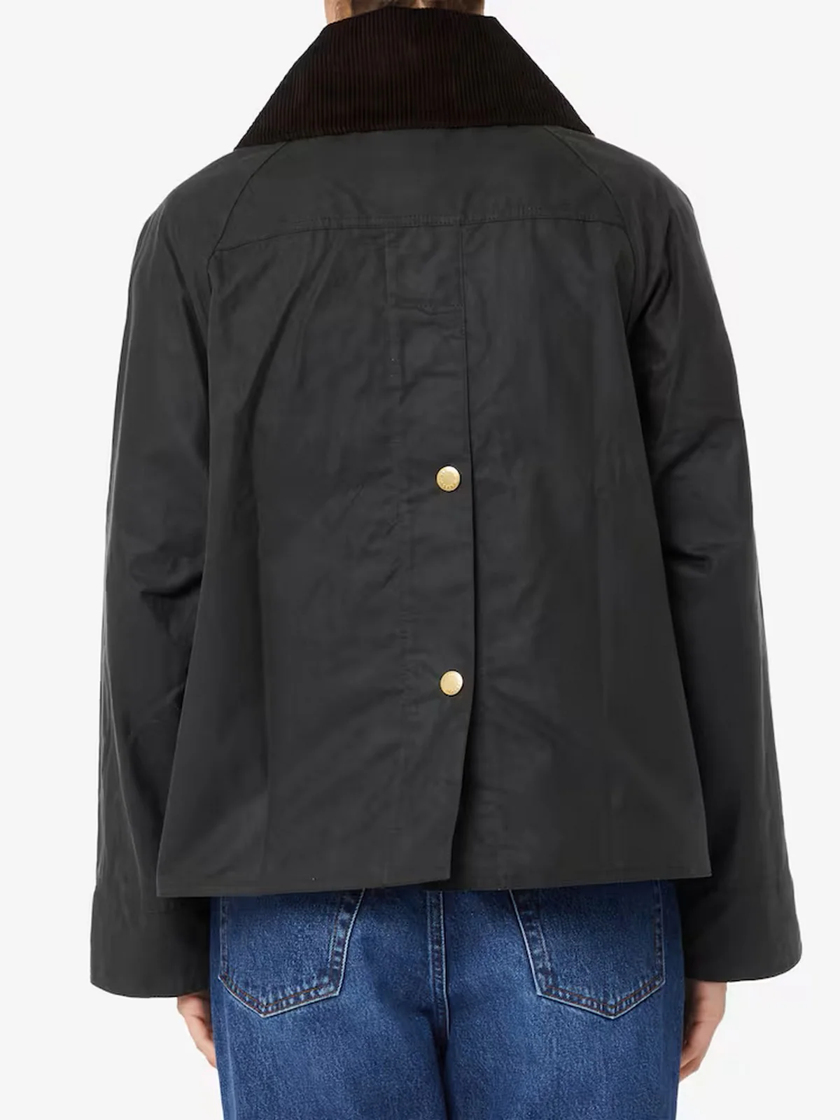 BARBOUR Giubbino Donna CATTON WAX LWX1333 SG51 SAGE/ANCIENT - Image 4