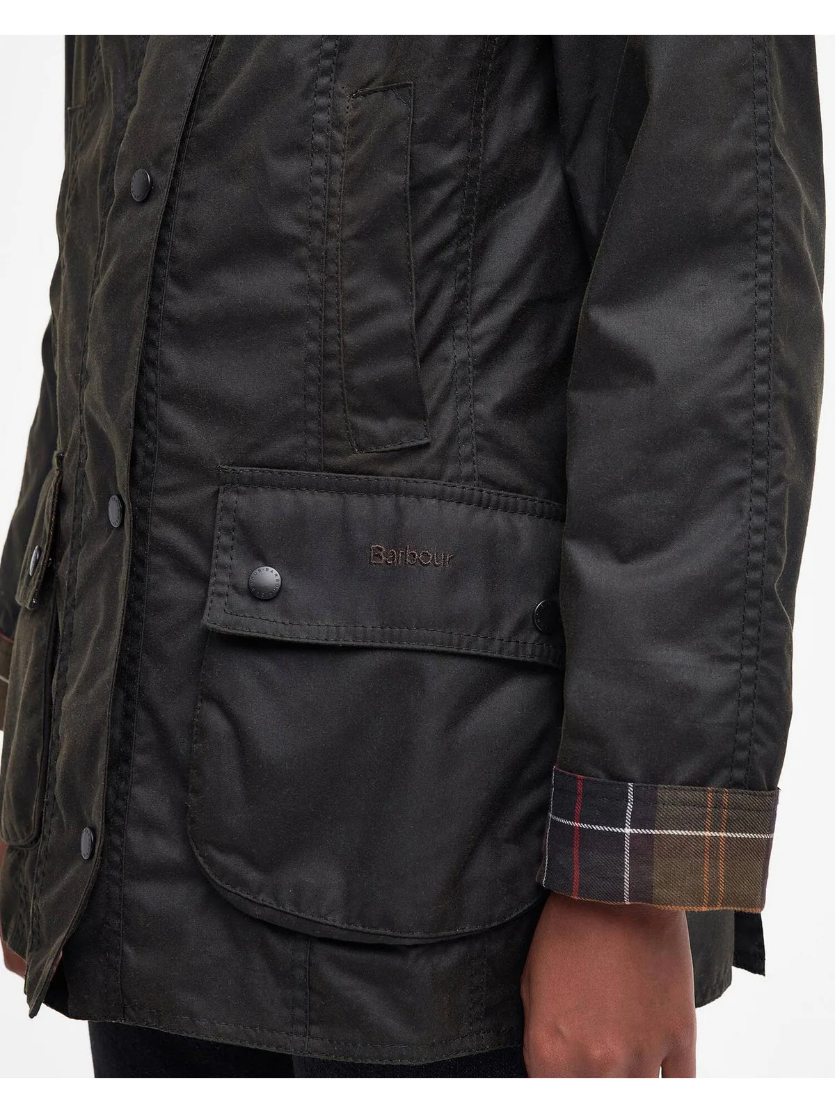 BARBOUR Giubbino Donna CLASSIC BEADNELL LWX0668 OL71 OLIVE - Image 2