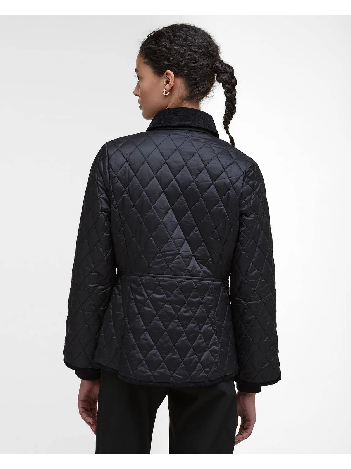 BARBOUR Giubbino Donna FITTED BEADNELL QUILT LQU1765 BK91 BLACK/CLASSIC - Image 3