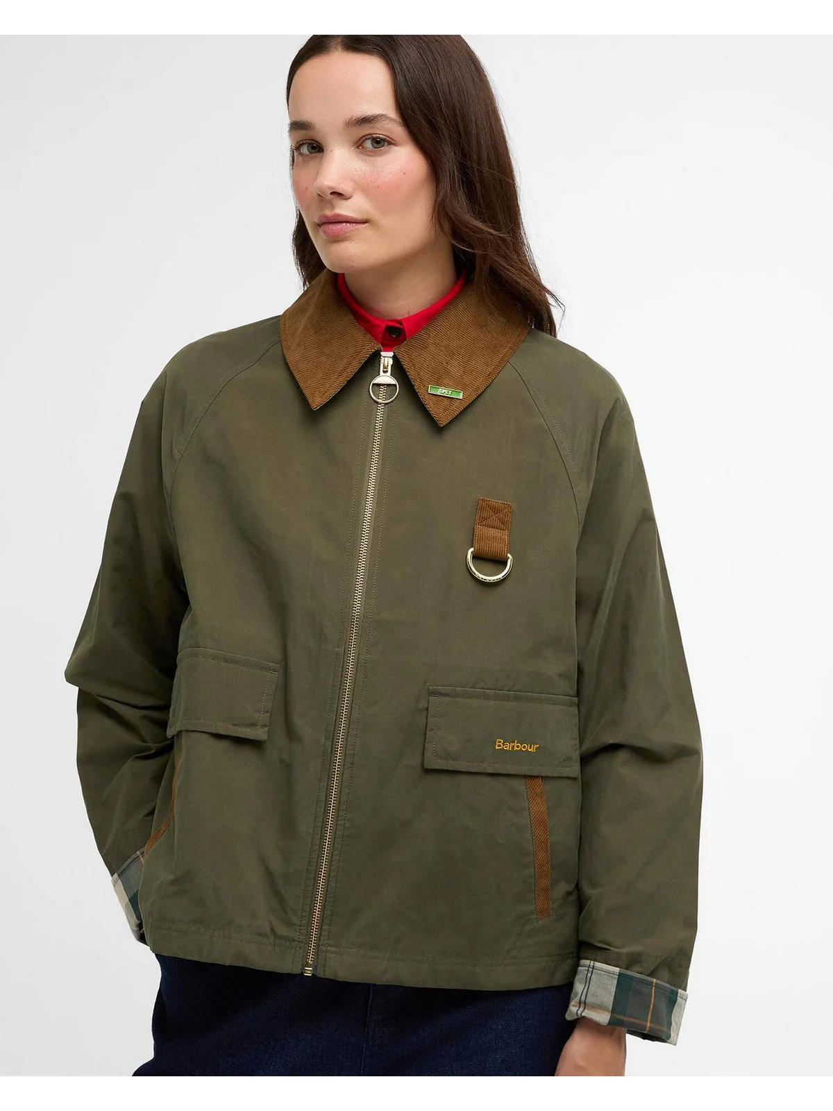 BARBOUR Giubbino Donna ICONS SPEY SHOWERPROOF LSP0311 OL72 IVY GREEN/ANCIENT - Image 2