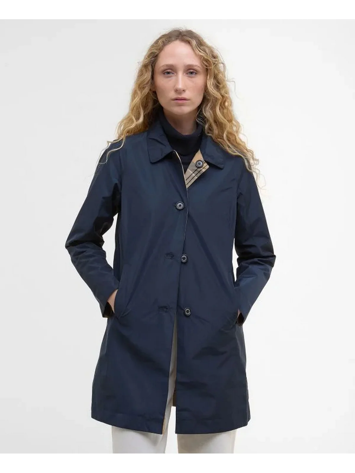 BARBOUR Giubbino Donna  LSP0233 NY93 NAVY/DRESS - Image 3
