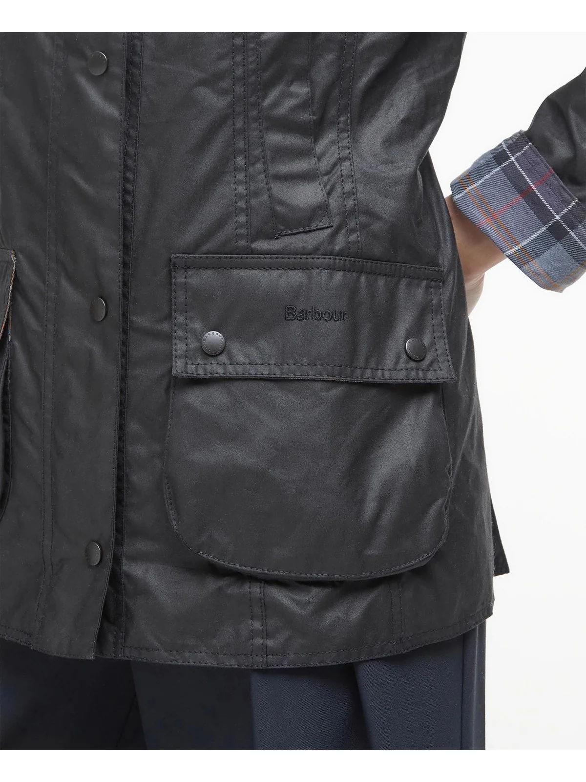 BARBOUR Giubbino Donna  LWX0667 BK11 Nero - Image 7