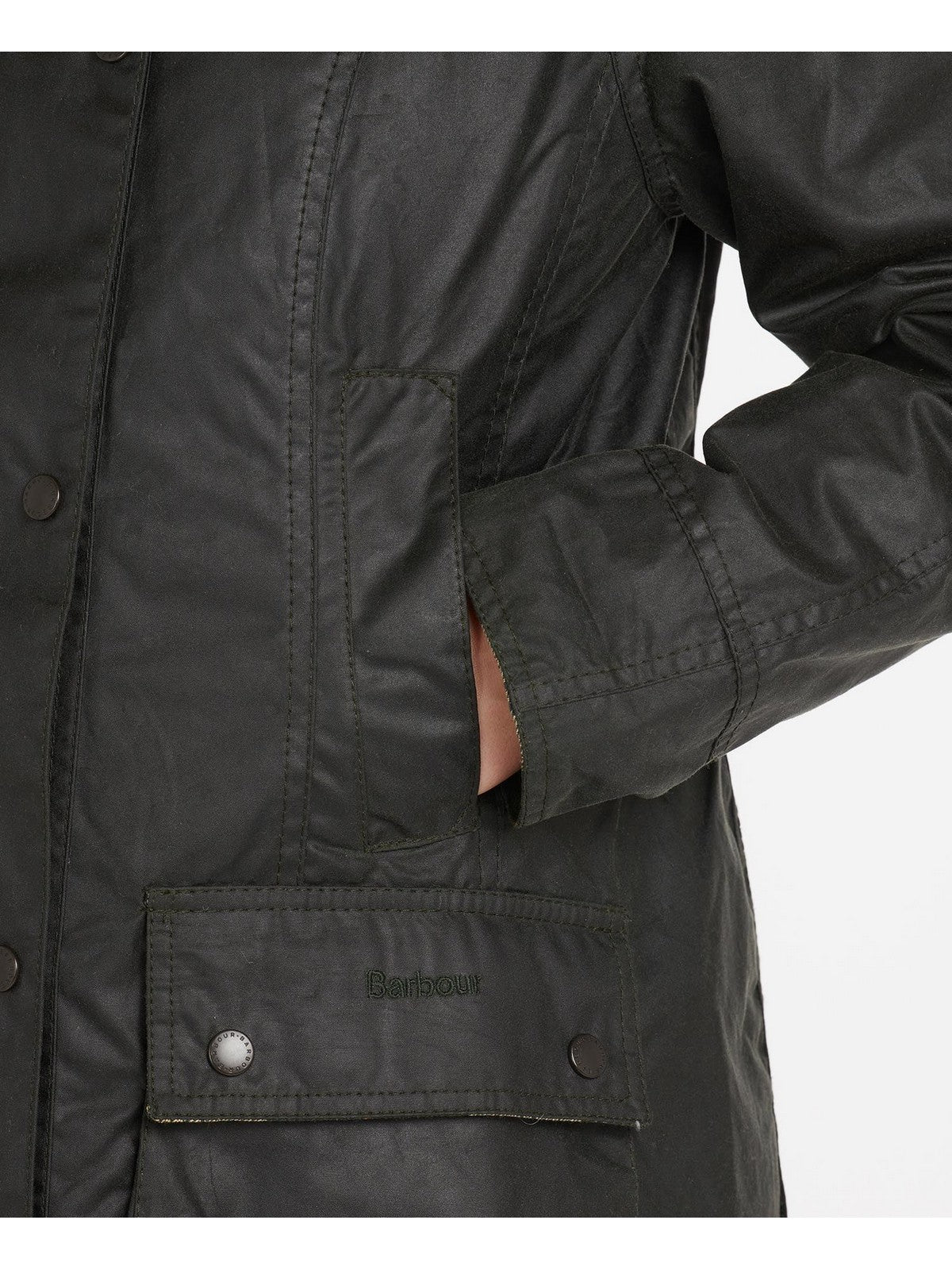 BARBOUR Giubbino Donna Beadnell LWX0667 SG91 SAGE - Image 5