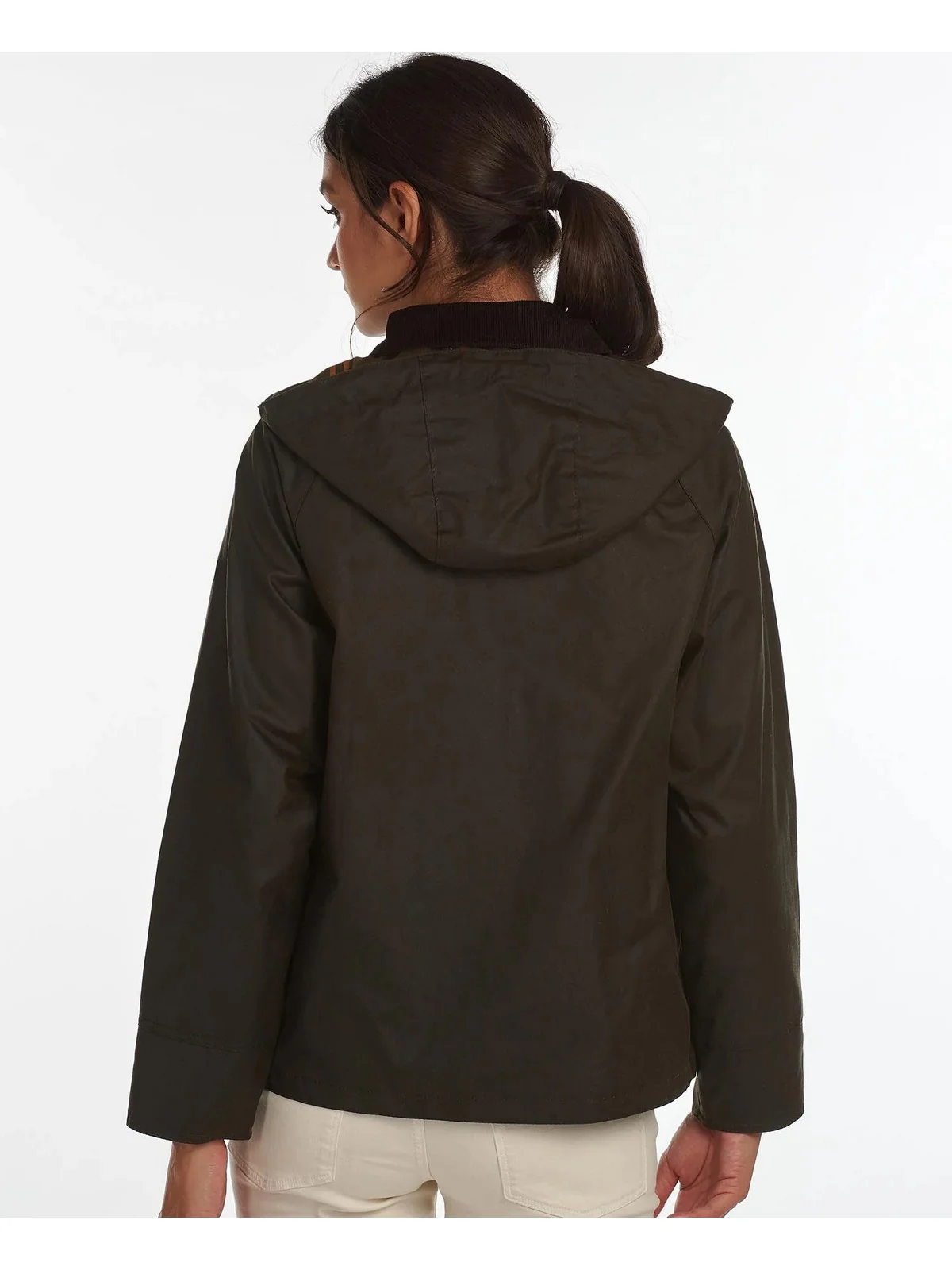BARBOUR Giubbino Donna Avon LWX1081 OL71 OLIVE/CLASSIC - Image 3