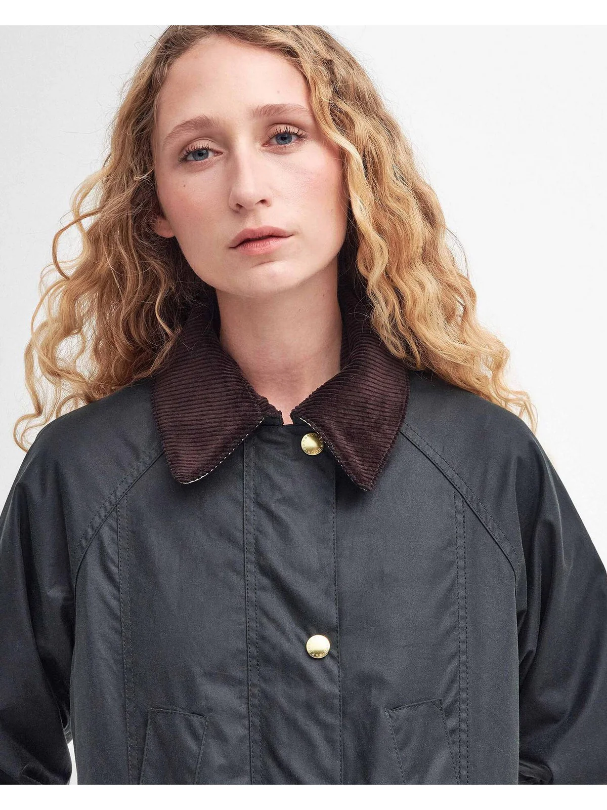 BARBOUR Giubbino Donna MODERN BEADNELL WAX LWX1402 SG51 SAGE/ANCIENT - Image 4