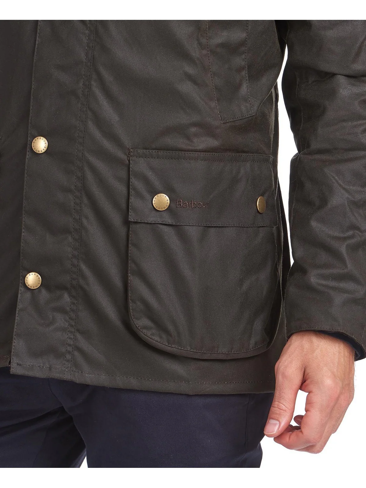 BARBOUR Giubbino Uomo Ashby MWX0339 OL71 OLIVE - Image 7