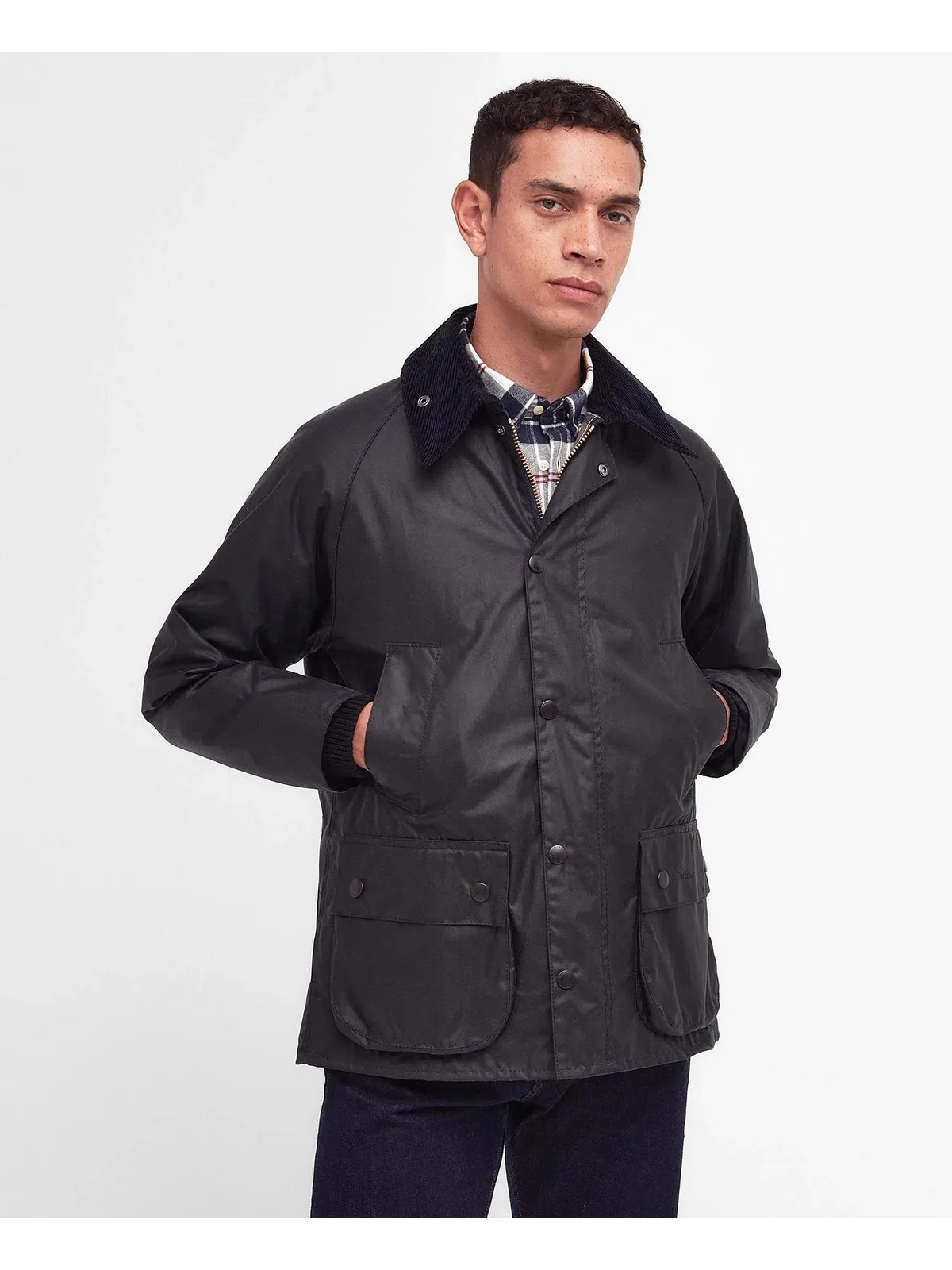 BARBOUR Giubbino Uomo Bedale MWX0018 NY91 NAVY - Image 2