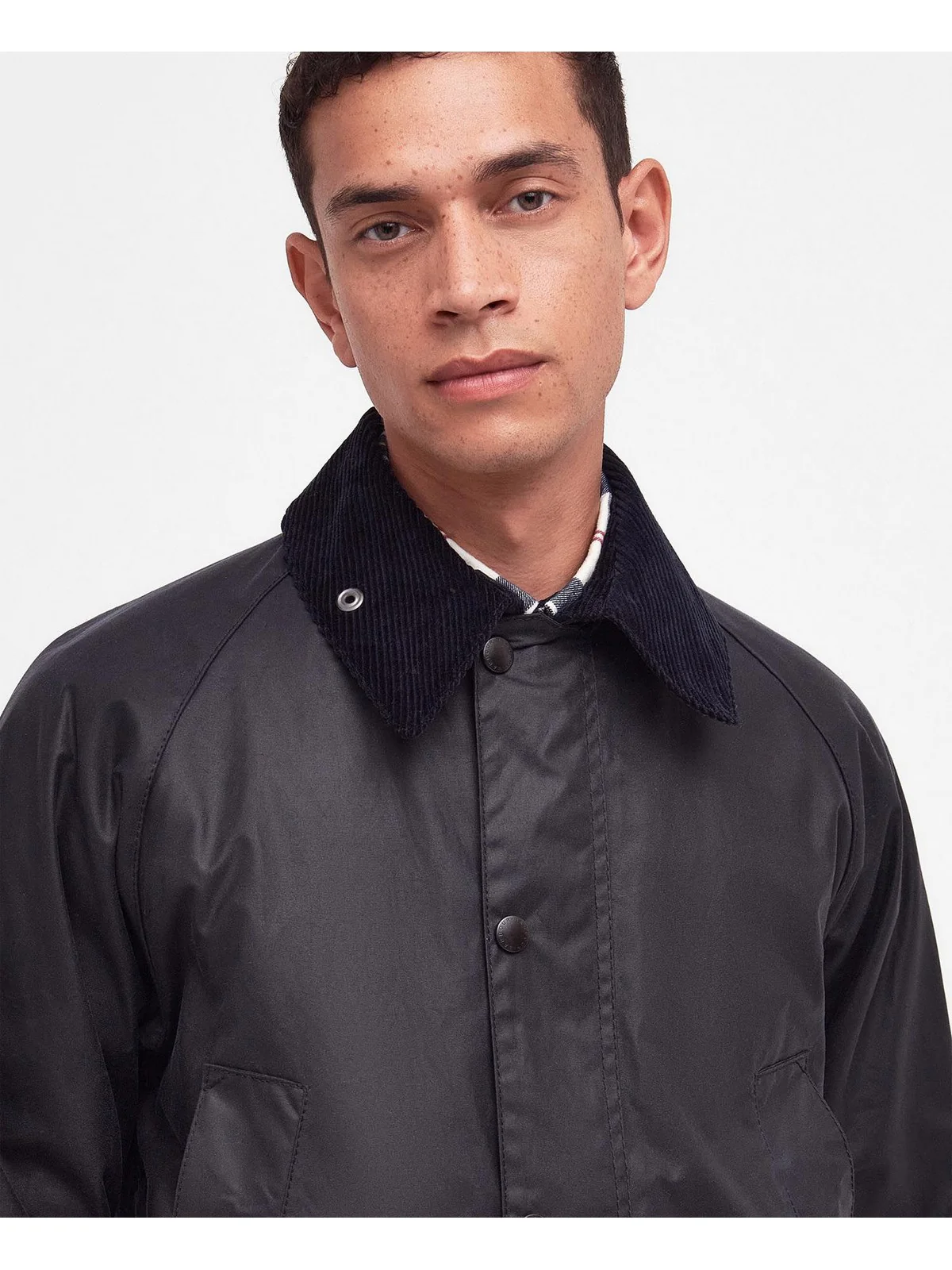 BARBOUR Giubbino Uomo Bedale MWX0018 NY91 NAVY - Image 4