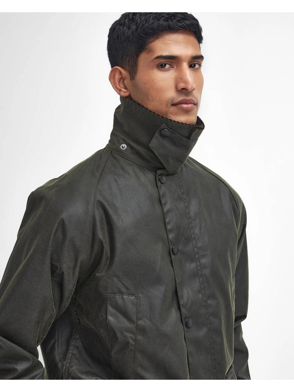 BARBOUR Giubbino Uomo Bedale MWX0018 OL99 ARCHIVE OLIVE - Image 4