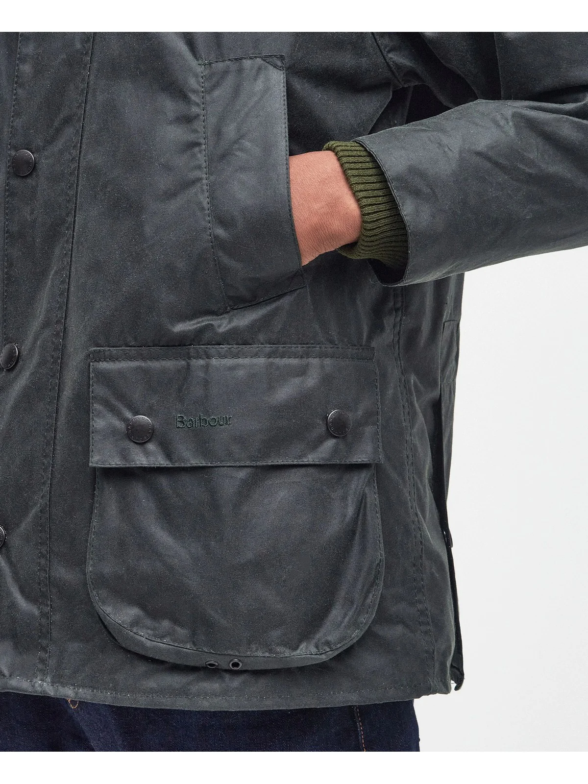 BARBOUR Giubbino Uomo Bedale MWX0018 SG91 SAGE - Image 6