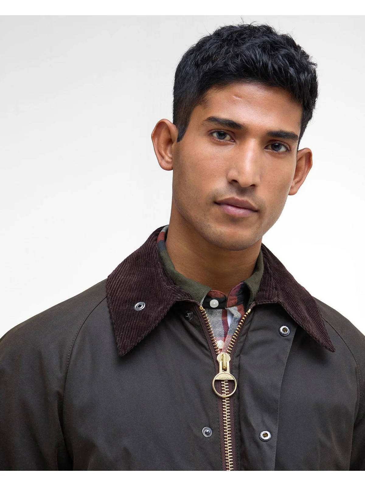BARBOUR Giubbino Uomo CLASSIC BEDALE MWX0010 OL71 OLIVE - Image 3