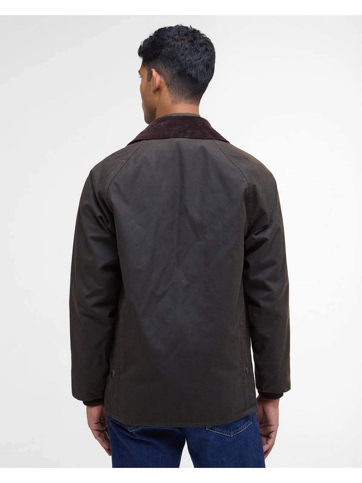 BARBOUR Giubbino Uomo CLASSIC BEDALE MWX0010 OL71 OLIVE - Image 4