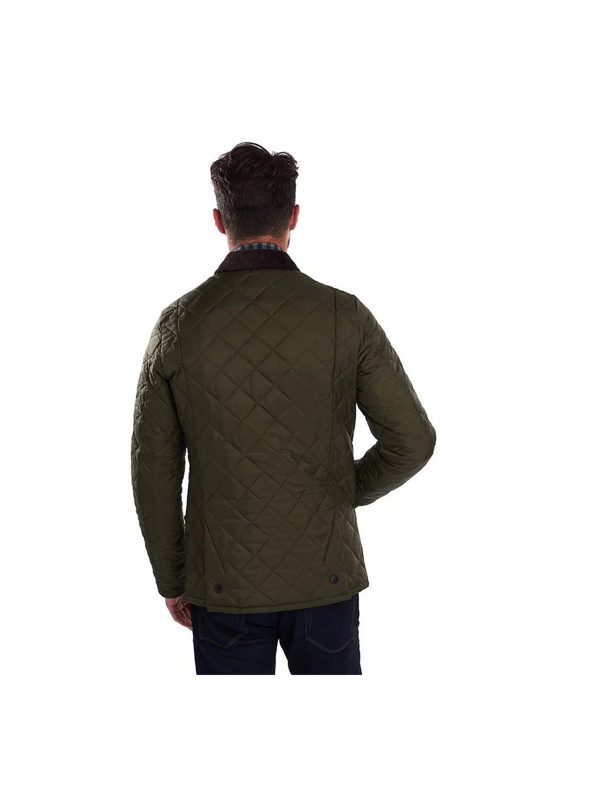 BARBOUR Giubbino Uomo Heritage Liddesdale MQU0240 OL71 OLIVE - Image 3