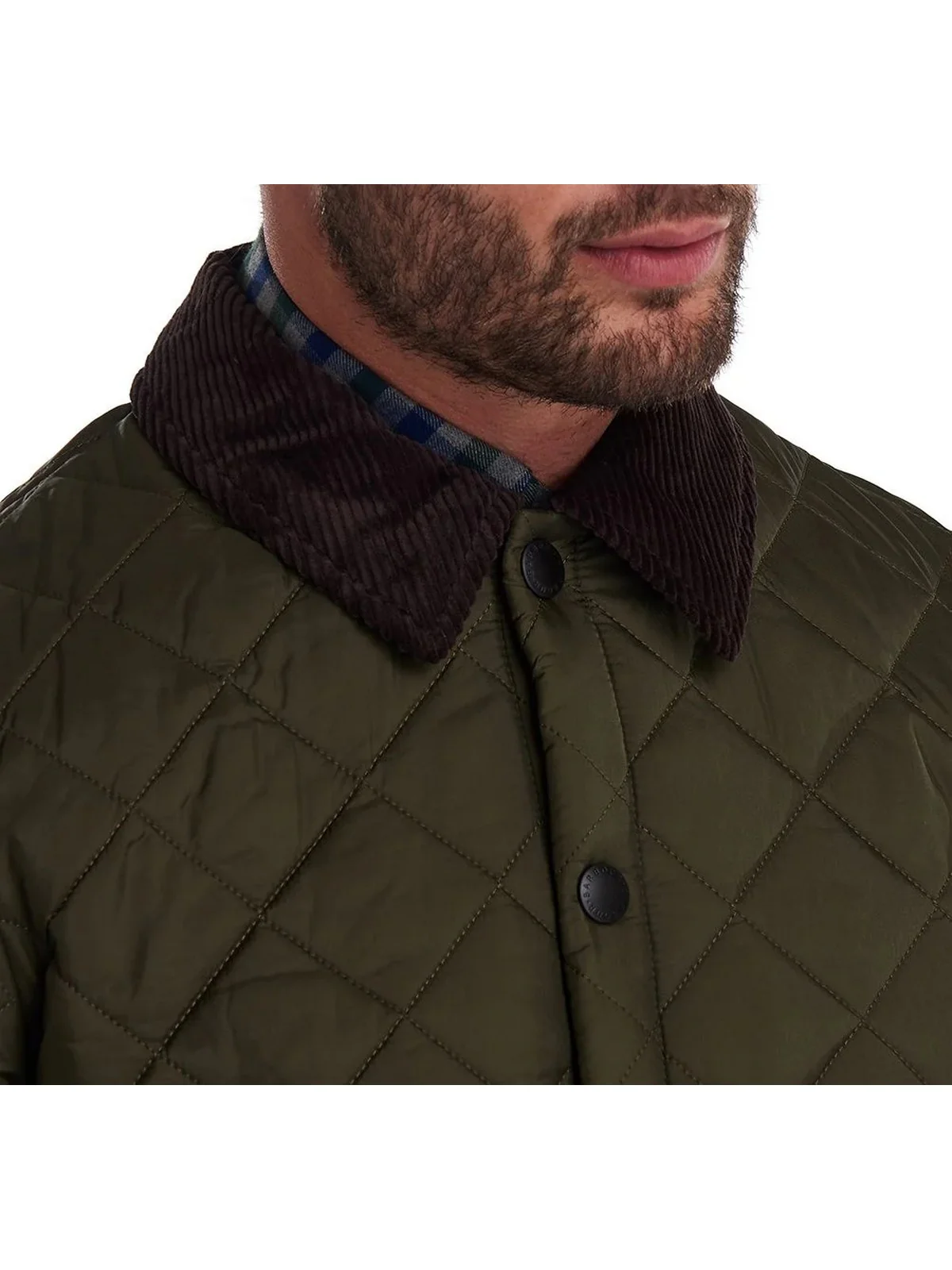 BARBOUR Giubbino Uomo Heritage Liddesdale MQU0240 OL71 OLIVE - Image 4