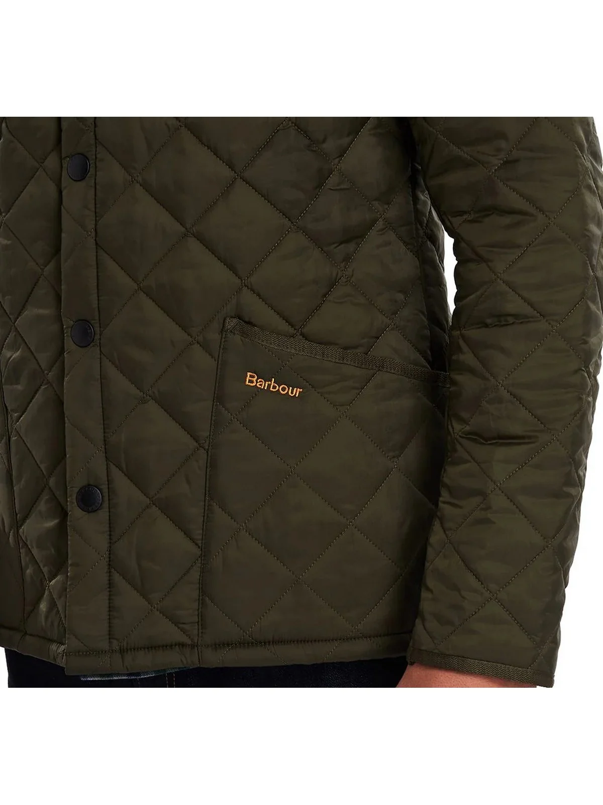BARBOUR Giubbino Uomo Heritage Liddesdale MQU0240 OL71 OLIVE - Image 5