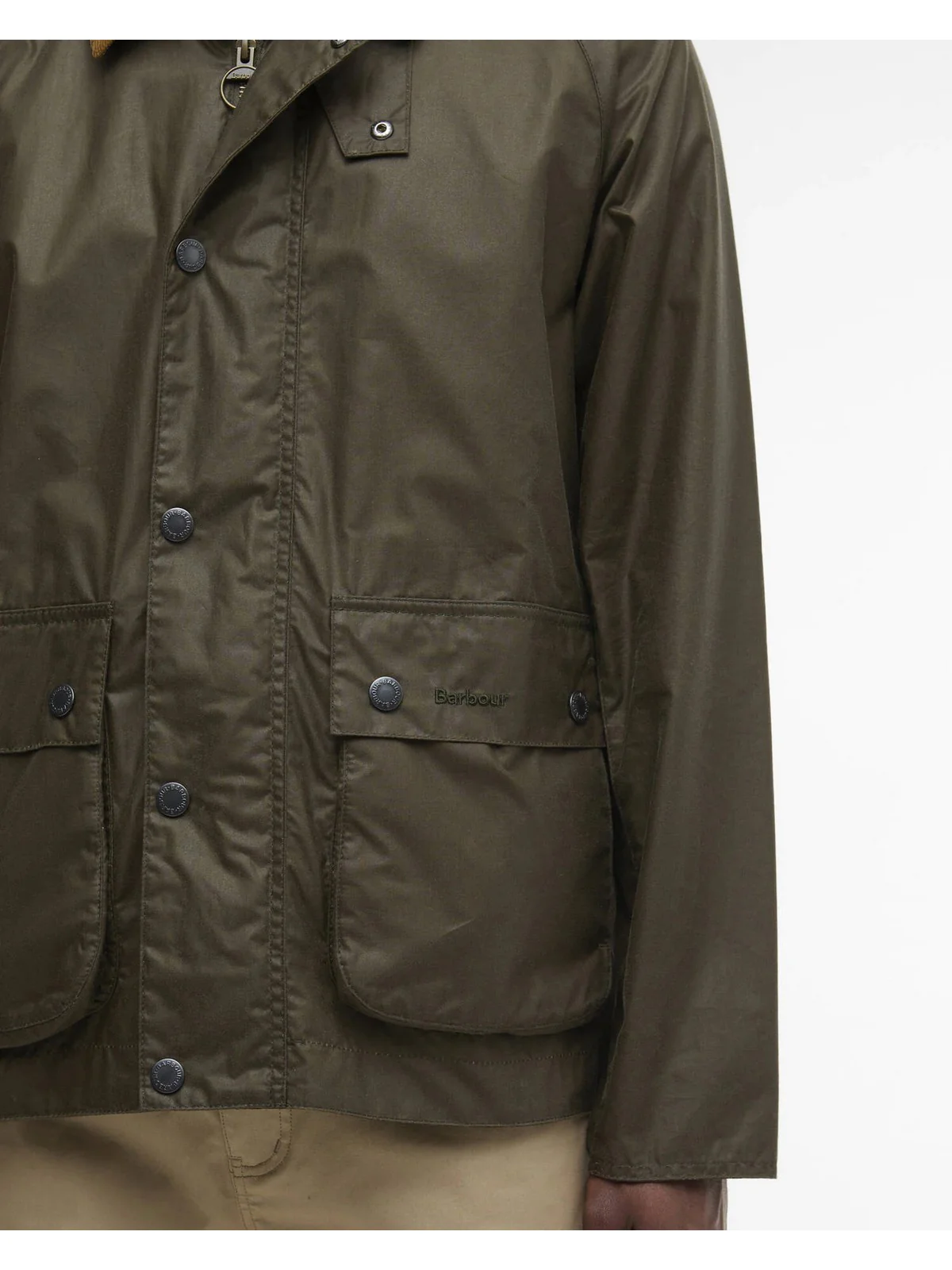 BARBOUR Giubbino Uomo MODERN BEDALE WAX JACKET MWX2447 OL52 BEECH/HIGHLAND LAKE - Image 2