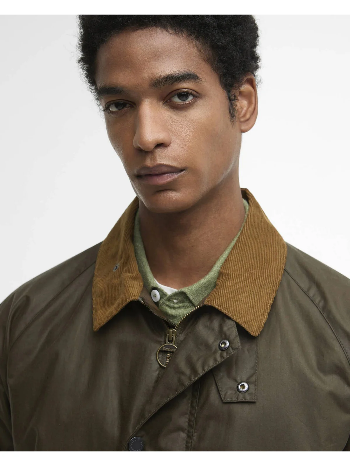 BARBOUR Giubbino Uomo MODERN BEDALE WAX JACKET MWX2447 OL52 BEECH/HIGHLAND LAKE - Image 3